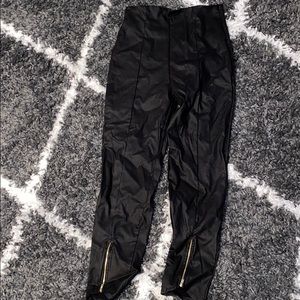 Fashion Nova Bad Girls Club Leather Legging